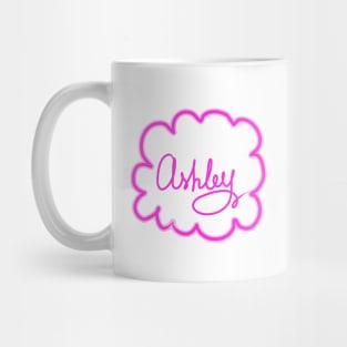 Ashley. Female name. Mug